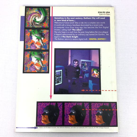 Batman Digital Justice By Pepe Moreno Computer Generated 1990 DC Comic - Picture 2 of 15